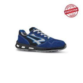 Upower Dea S ESD Calzado de Seguridad Bajos - Talla 37 - Parte Superior de Nailon Ultraflexible y Gamuza Suave, Puntera de Aluminio, Suela Antideslizante, Proteccion S1PS FO SR - Color Azul/Negro