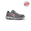 Upower Frequency S ESD Calzado de Seguridad - Talla 42 - Puntera AirToe Composite, Antipinchazos, Parte Superior Transpirable, Proteccion S1PS FO SR - Color Gris/Rojo