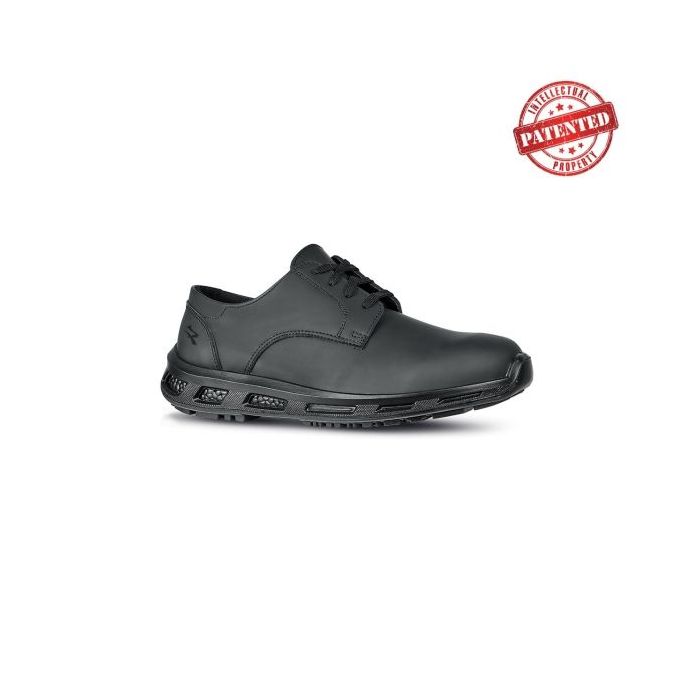 Upower Morgan S ESD Calzado de Seguridad Bajos - Talla 46 - Ligeros y Comodos, Empeine New Safety Dry, Puntal de Composite, Antiarrugas, Antideslizante, Suela de Poliuretano, Proteccion S3S CI FO SR - Color Negro
