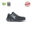 Upower Aspen UK S ESD Calzado de Seguridad Ecologicos - Talla 43 - Puntera AirToe Aluminium, Antiperforacion, Suela PU, Transpirables, Antideslizantes, Proteccion S3S CI FO SR - Color Negro
