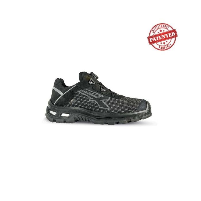 Upower Sauron S Zapato de Seguridad - Talla 40 - Resistente a la Abrasion, Repelente al Agua, Forro Gore-Tex, Puntera de Aluminio, Proteccion S7S CI HI HRO FO SR - Color Gris Oscuro