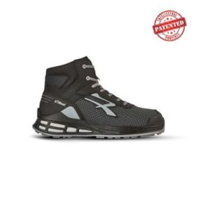 Upower Fantom S ESD Calzado de Seguridad Innovador - Talla 43 - Puntera de Refuerzo, Antideslizante, Plantilla Anatomica Antibacteriana, Retorno de Energia Superior, Proteccion Contra el Frio - Color Gris Oscuro