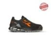 Upower Irvin S ESD Calzado de Trabajo de Seguridad - Talla 35 - Empeine Transpirable, Puntera Reforzada, Sistema Infinergy, AirToe Aluminium, Antideslizante, Proteccion S1PS FO SR - Color Negro/Naranja