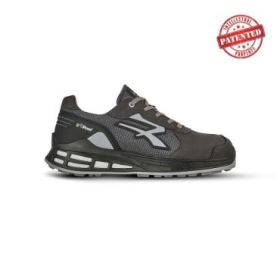 Upower Icarus S ESD Calzado de Seguridad Bajo - Talla 43 - Empeine Transpirable, Puntera AirToe Aluminium, Antideslizante, Antiestatico, Sistema Antiperforacion, Plantilla Anatomica, Proteccion S1PS FO SR - Color Gris Oscuro