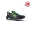 Upower Nate O ESD Calzado de Seguridad Bajos - Talla 42 - Parte Superior de Nailon Ultraflexible y Gamuza Suave, Antiarrugas, Antideslizante, Suela de Poliuretano, Proteccion 01 FO SR - Color Gris/Verde