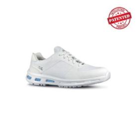 Upower Connor O ESD Calzado de Seguridad Bajos - Talla 38 - Ligeros y Comodos, Nylon Transpirable, Resistente al Agua, Suela de Poliuretano, Proteccion 01 FO SR - Color Blanco