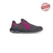 Upower Electra Plus S ESD Calzado de Seguridad Bajos - Talla 38 - Gamuza Perforada, Puntera de Aluminio, Antideslizantes, Antiarrugas, Suela PU/PU High Rebound, Proteccion S1PS FO SR - Color Gris/Fucsia