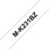 Brother MK231BZ Cinta No Laminada Generica de Etiquetas - Texto negro sobre fondo blanco - Ancho 12mm x 4 metros
