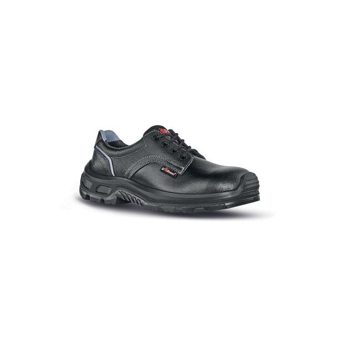 Upower Tiger S Calzado de Seguridad Bajos - Talla 41 - Empeine Hidrofugo, Malla Transpirable, Puntal AirToe Composite, Antiperforacion, Antideslizante, Proteccion S3S FO SR - Color Negro