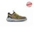 Upower Curry S ESD Calzado de Seguridad Bajos - Talla 35 - Piel Afelpada Perforada, Puntera de Aluminio, Suela Antideslizante, Proteccion S1PS FO SR - Color Beige/Amarillo