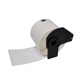 Brother DK11209 - Etiquetas Genericas Precortadas de Direccion Pequeñas - 29x62 mm - 800 Unidades - Texto negro sobre fondo bla