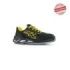 Upower Krug S ESD Calzado de Seguridad Bajos - Talla 38 - Proteccion Avanzada S3S CI FO SR, Puntera de Aluminio, Parte Superior Hidrorepelente, Suela Antideslizante, Escudo Anti-Impactos - Color Negro/Amarillo