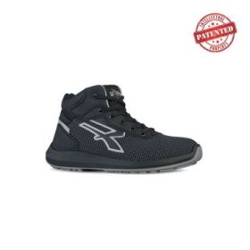Upower Velar S ESD Calzado de Seguridad - Talla 43 - Puntera AirToe Aluminium, Antipinchazos, Resistente a la Abrasion, Alta Transpirabilidad, Suela PU/PU High Rebound, Proteccion S3S CI FO SR - Color Negro