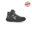 Upower Merak S ESD Calzado de Seguridad Altos - Talla 48 - Cuero Nubuck Resistente al Agua, Puntera de Aluminio, Suela PU/PU High Rebound, Antiarrugas, Hidrofugos, Antideslizantes, Proteccion S3S CI FO SR - Color Gris Oscuro