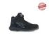 Upower Nek S ESD Calzado de Seguridad Altos - Talla 35 - Cuero Nubuck Resistente, Puntera de Aluminio, Hidrofugos, Antiarrugas, Antideslizantes, Suela PU/PU High Rebound, Proteccion S3S CI FO SR - Color Negro