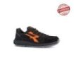 Upower Orion S ESD Calzado de Seguridad Bajos - Talla 40 - Gamuza Perforada, Puntera de Aluminio, Antideslizante, Antiarrugas, Suela PU/PU High Rebound, Proteccion S1PS FO SR - Color Negro/Naranja