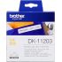Brother DK11203 - Etiquetas Originales Precortadas para Carpetas - 17x87 mm - 300 Unidades - Texto negro sobre fondo blanco