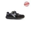 Upower Trix S ESD Calzado de Seguridad Bajos - Talla 39 - Gamuza Perforada, Puntera de Aluminio, Antideslizante, Antiarrugas, Suela PU/PU High Rebound, Proteccion S1PS FO SR - Color Negro