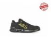 Upower Matt S ESD Calzado de Trabajo y Seguridad - Talla 43 - Maxima Proteccion, Comodidad y Ligereza, Puntera AirToe Aluminium, Suela Antideslizante y Antiabrasion, Proteccion Contra el Frio - Color Negro/Amarillo