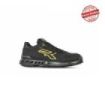 Upower Frank S ESD Calzado de Seguridad Ligeros - Talla 42 - Puntera AirToe Aluminium, Plantilla Antiperforacion, Suela Antideslizante, Proteccion S1PS FO SR, Transpirables - Color Gris/Amarillo