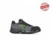 Upower Mike S ESD Calzado de Seguridad Ligeros y Transpirables - Talla 35 - Suela Antideslizante y Antiestatica, Puntera AirToe Aluminium, Plantilla Antiperforacion, Proteccion S1PS FO SR - Color Gris/Verde