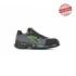 Upower Mike S ESD Calzado de Seguridad Ligeros y Transpirables - Talla 47 - Suela Antideslizante y Antiestatica, Puntera AirToe Aluminium, Plantilla Antiperforacion, Proteccion S1PS FO SR - Color Gris/Verde