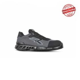 Upower Adam S ESD Calzado de Seguridad Ultraligeros - Talla 48 - Nylon Transpirable, Puntera AirToe Aluminium, Suela Antideslizante, Proteccion Antiabrasion, Plantilla Antibacteriana, Clase S1PS FO SR - Color Gris