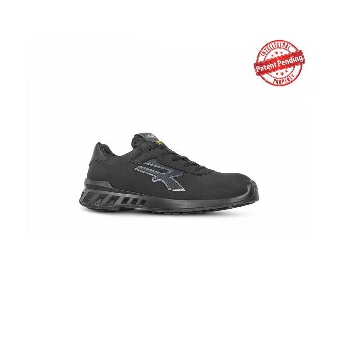 Upower Thomas S ESD Calzado de Trabajo de Seguridad - Talla 42 - Puntera AirToe Aluminio, Suela Antideslizante y Antiabrasion, Plantilla Antiperforacion, Proteccion Contra el Frio - Color Negro