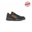 Upower Bradley S ESD Zapato de Seguridad Ligero - Talla 40 - Nylon Transpirable, Puntera Antiabrasion, Suela Antideslizante, Proteccion Anti-perforacion, Antiestatica, Clase S1PS FO SR - Color Negro/Naranja