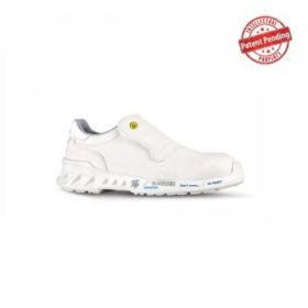 Upower Liam O ESD Calzado de Seguridad - Talla 41 - Comodidad y Ligereza, Empeine Hidrorrepelente, Suela Antiabrasion y Antiaceite, Plantilla Anatomica Antibacteriana, Puntera AirToe Aluminium, Proteccion S2 FO SR - Color Blanco