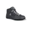 Upower Lion S Calzado de Seguridad Altos - Talla 40 - Cuero Nubuck Natural Hidrofugo, Puntal de Aluminio Resistente, Suelas Antideslizantes, Proteccion S3S FO SR - Color Gris Oscuro
