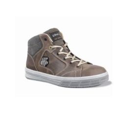 Upower Safari S Calzado de Seguridad Altos - Talla 43 - Empeine Piel Engrasada Hidrofuga, Puntera Aluminio Resistente, Suelas Antideslizantes, Proteccion S3S FO SR - Color Marron