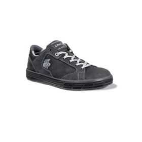 Upower King S Calzado de Seguridad Bajos - Talla 38 - Cuero Nubuck Natural, Resistente al Agua y Manchas, Puntal de Aluminio, Suelas Antideslizantes, Proteccion S3S FO SR - Color Gris Oscuro