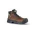 Upower Latitude RS L Calzado de Seguridad Botines - Talla 46 - Empeine Piel Pull-Up Hidrofugo, Toe Tapa Poliuretano, Puntal Composite, Antiperforacion, Antideslizante, Proteccion S3 FO SR - Color Marron