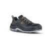 Upower Solid L Calzado de Seguridad Bajos - Talla 40 - Empeine Piel Hidrofugo, Textile Transpirable, Puntal Composite, Antiperforacion, Antideslizante, Proteccion S3 FO SR - Color Negro