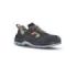 Upower Control L Botines de Seguridad - Talla 35 - Empeine en Gamuza Suave, Inserciones Textiles Transpirables, Puntal Composite, Antiperforacion, Antideslizante, Proteccion S1P FO SR - Color Negro