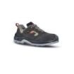 Upower Control L Botines de Seguridad - Talla 43 - Empeine en Gamuza Suave, Inserciones Textiles Transpirables, Puntal Composite, Antiperforacion, Antideslizante, Proteccion S1P FO SR - Color Negro