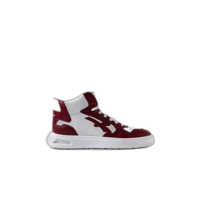 Upower Kalysta Calzado de Seguridad Alto - Talla 42 - Proteccion OB SR, Peso Neto 1,3 - Color Blanco/Rojo