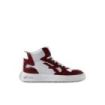 Upower Kalysta Calzado de Seguridad Alto - Talla 47 - Proteccion OB SR, Diseño Ergonomico, Suela Antideslizante - Color Blanco/Rojo