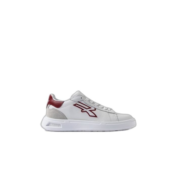 Upower Lilas Calzado de Seguridad Bajo - Talla 44 - Proteccion OB SR, Diseño Ergonomico, Suela Antideslizante - Color Blanco/Rojo