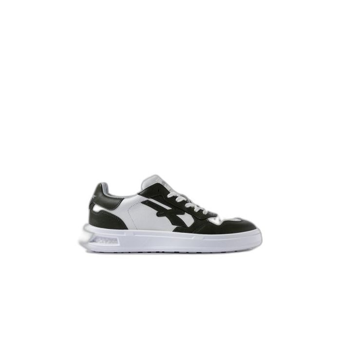 Upower Genesis Calzado de Seguridad Bajo - Talla 48 - Proteccion OB SR, Diseño Ergonomico, Suela Antideslizante - Color Blanco/Verde Oscuro