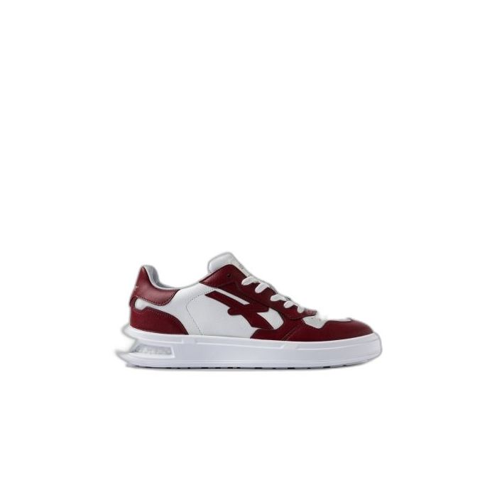 Upower Scarlett Calzado de Seguridad Bajo - Talla 43 - Proteccion OB SR, Peso Ligero - Color Blanco/Rojo