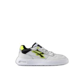Upower Harlow Calzado de Seguridad Bajo - Talla 41 - Proteccion OB SR, Peso Ligero - Color Blanco/Amarillo