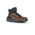 Upower Jazz S Calzado de Seguridad Botines - Talla 46 - Empeine Piel Pull-Up Engrasado, Hidrofugo, Puntal Composite, Antiperforacion, Suela Antideslizante, Proteccion S3S FO SR - Color Marron