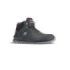 Upower Henry S Calzado de Seguridad Altos - Talla 39 - Cuero Pull-Up Hidrofugo, Puntal de Aluminio, Anti-Pinchazos, Suela Antideslizante, Proteccion S3S FO SR - Color Gris Oscuro