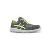 Upower Nico S Calzado de Seguridad Bajos - Talla 44 - Empeine de Gamuza, MESH Ultra-Transpirable, Puntal de Aluminio, Anti-Pinchazos, Antideslizante, Suela PU/PUTR, Proteccion S1PS FO SR - Color Gris/Verde