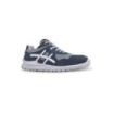 Upower Alain S Calzado de Seguridad Bajos - Talla 44 - Empeine de Gamuza, MESH Ultra-Transpirable, Puntal de Aluminio, Antideslizante, Suela PU/PUTR, Proteccion S1PS FO SR - Color Azul/Gris