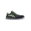 Upower Ayrton S Calzado de Seguridad Bajos - Talla 42 - Empeine de Gamuza, Nylon Ultra Light, Puntal de Aluminio, Anti-Pinchazos, Antideslizantes, Suela PU/PUTR, Proteccion S1PS FO SR - Color Gris/Verde