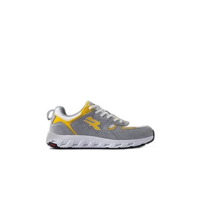 Upower Jackie Calzado de Seguridad Bajo - Talla 43 - Proteccion OB e FO SR, Volumen de Caja 0,009 - Color Gris/Amarillo