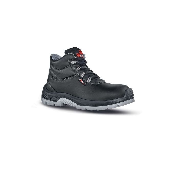 Upower Enough S Calzado de Seguridad - Talla 36 - Botines Ligeros, Microfibra Hidrofuga, Proteccion S3 CI HI SRC ESD, Suela Antideslizante, Puntal AirToe Composite - Color Negro